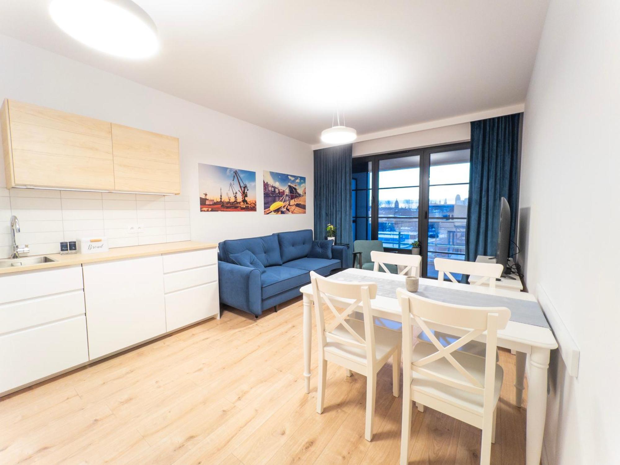 Apartament Z Dwiema Sypialniami + Parking 그단스크 외부 사진