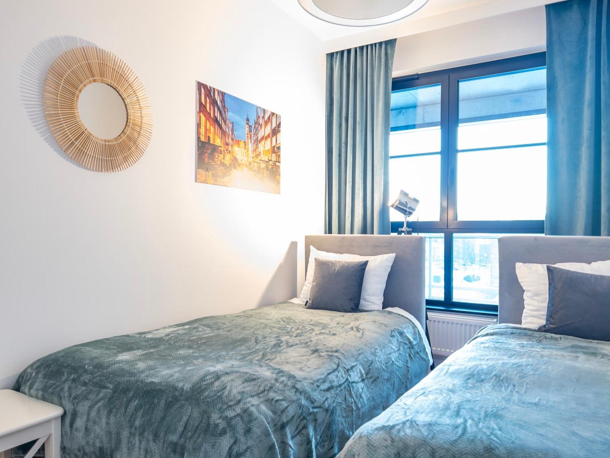 Apartament Z Dwiema Sypialniami + Parking 그단스크 외부 사진