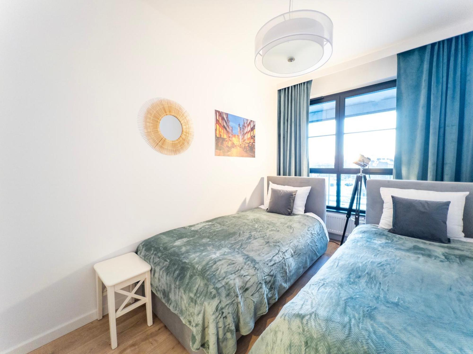 Apartament Z Dwiema Sypialniami + Parking 그단스크 외부 사진