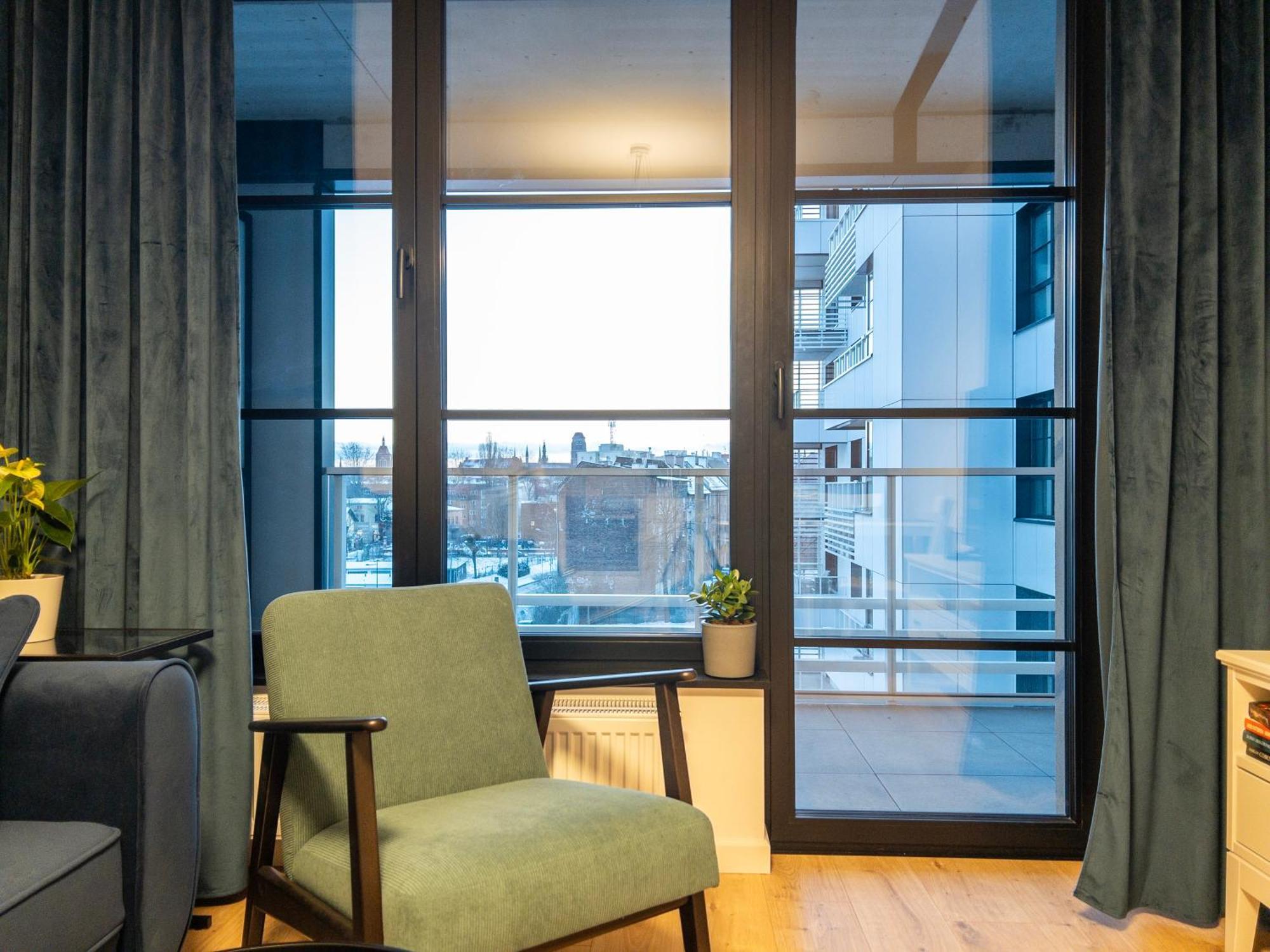 Apartament Z Dwiema Sypialniami + Parking 그단스크 외부 사진